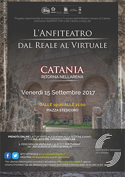 CT_LivingLab's tweet photo. 01/09 - 15/09 > Aperte le prenotazioni online ☞  https://t.co/ng3atIBeoL  per l'evento dedicato alla riscoperta dell'Anfiteatro di #Catania! https://t.co/E2JxfUAVfE