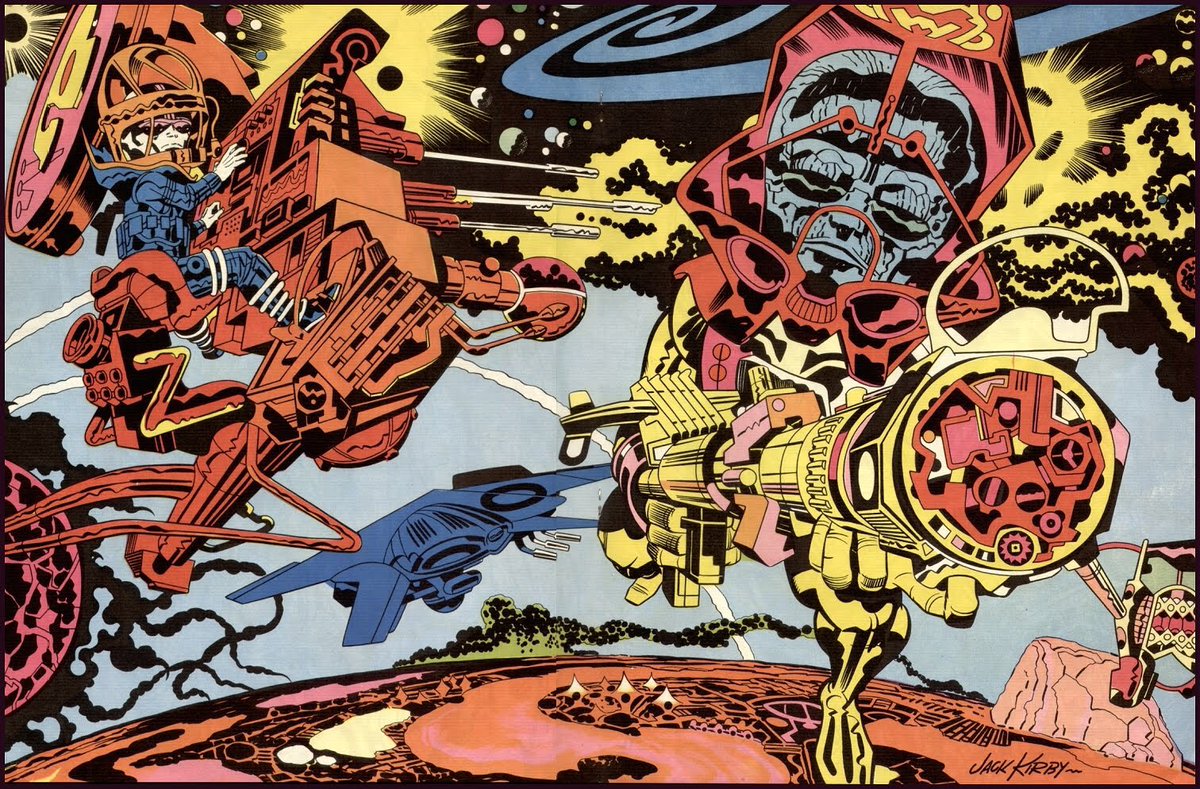 HardingArt's tweet photo. Happy 100th Birthday to the King, Jack Kirby. https://t.co/CVH5RjdTm5