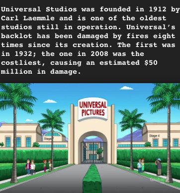 AnnotatedMST's tweet photo. Joel: Hey, it's Universal Studios.

#moviestudios #stillupandrunning 

MST3K Ep. 113 The Black Scorpion https://t.co/Z3el9Z8ZMx