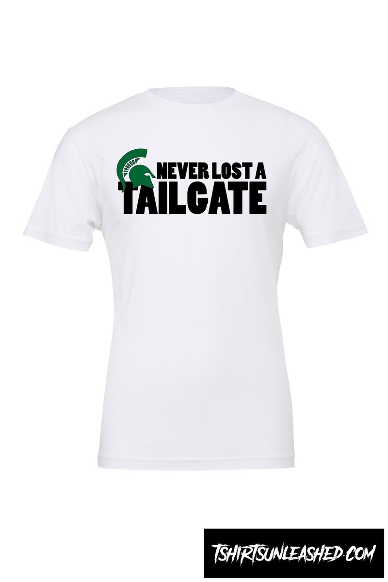 TShirtsUnleashd's tweet photo. Are you a tailgating champ at State games?? #TShirt #TShirtsUnleashed #MichiganState #Tailgating #NeverLose #Winning https://t.co/nwAVTl6Fvb