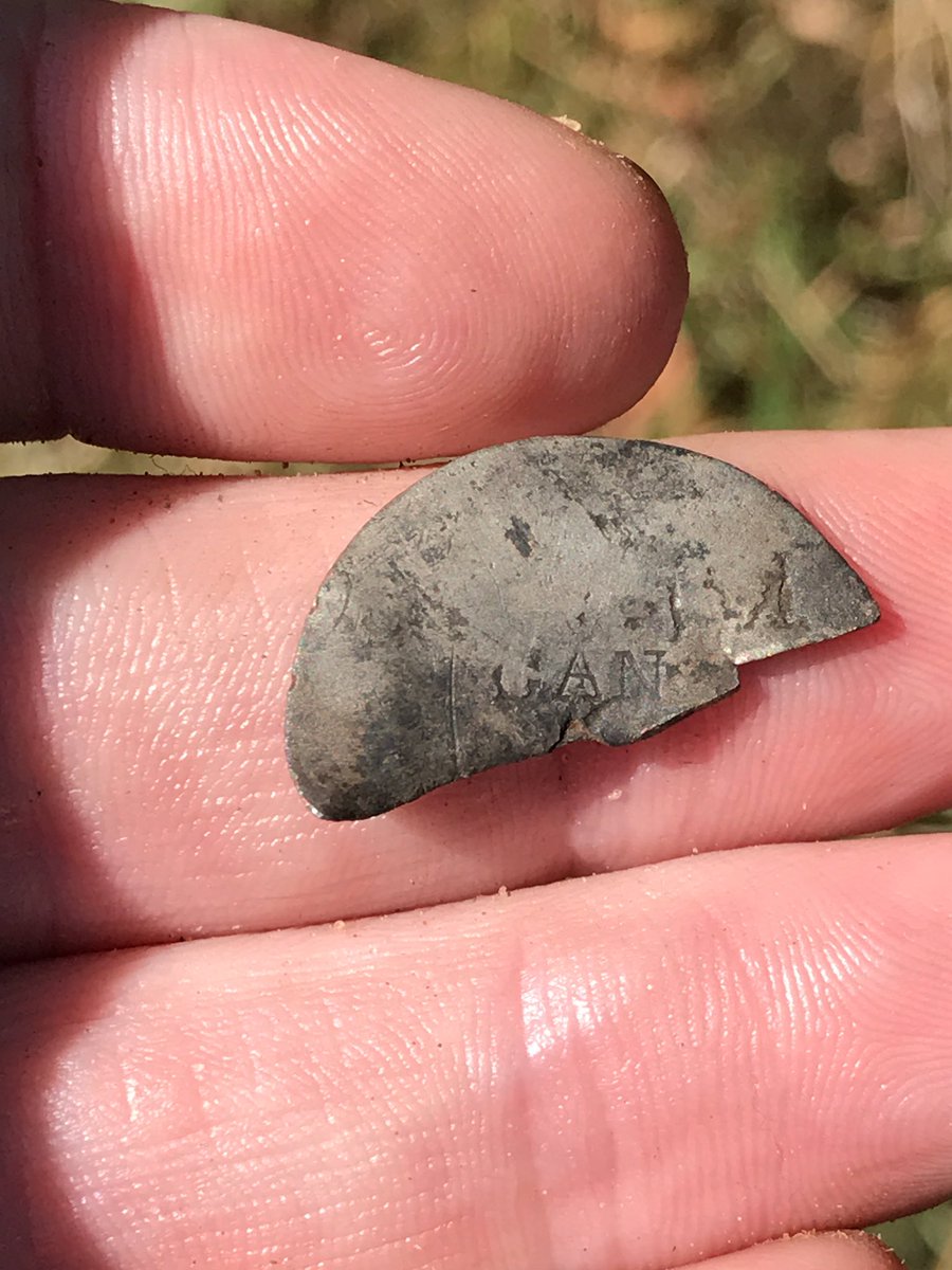 scottylar's tweet photo. Update on peculiar hammered coin imposter. It's definitely silver cos I've just done the foil test & it was instant pong #smellsawful https://t.co/wjUYhJhE99