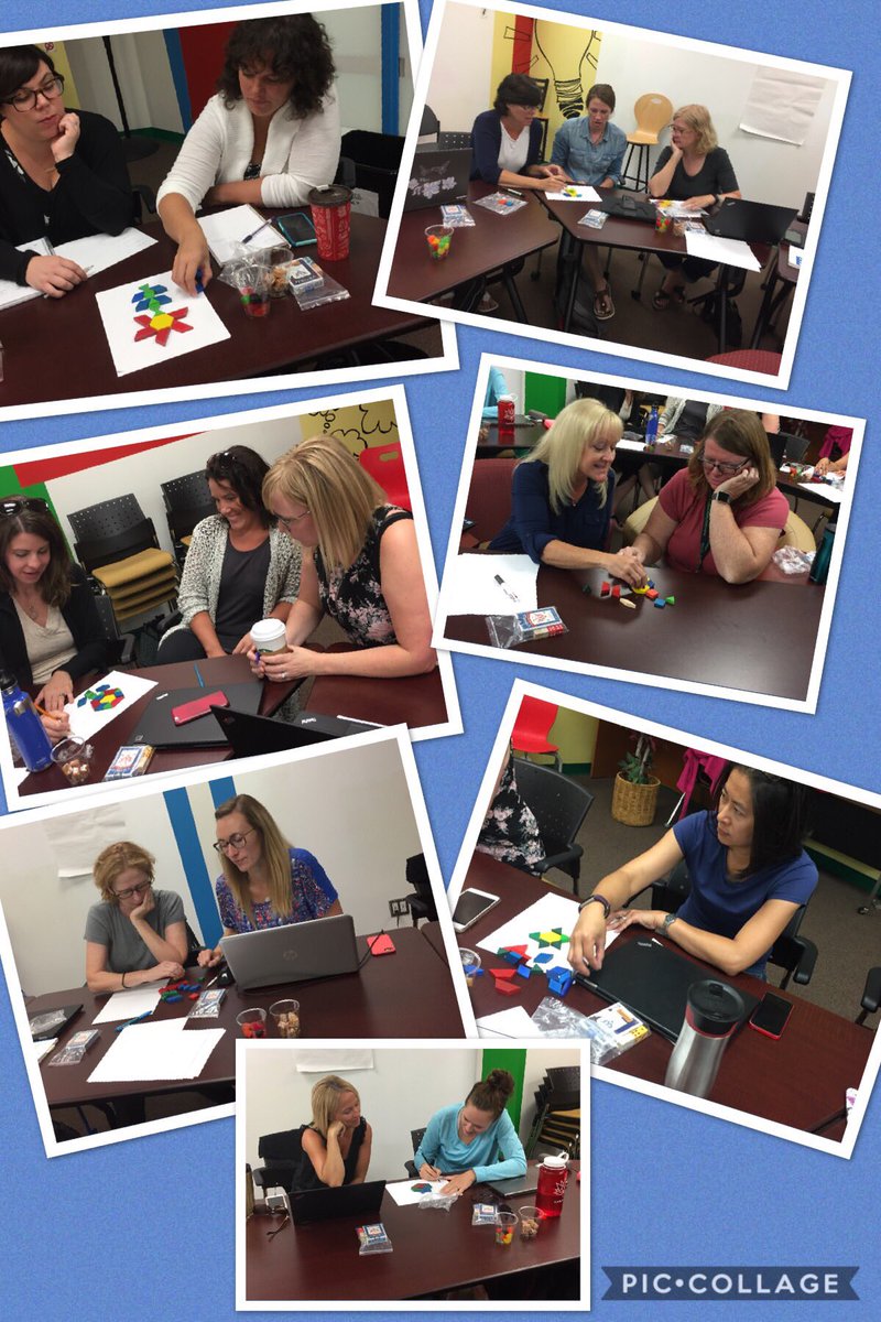 lhhurd's tweet photo. Teachers hard at work on rich math tasks to spiral the math curriculum. #OCSBsi @LeadOCSB https://t.co/6nUoHL0jLv