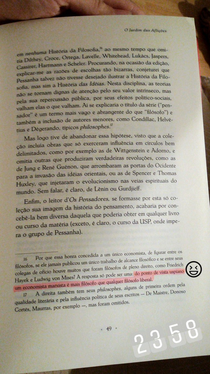 GabiHaeitmann's tweet photo. Como negar o óbvio? Infelizes os que NÃO aceitam que o #Olavotemrazão !
E eu AMO confirmar isto a cada página de #OJardimdasAflições ! https://t.co/vZl0mPMUAl