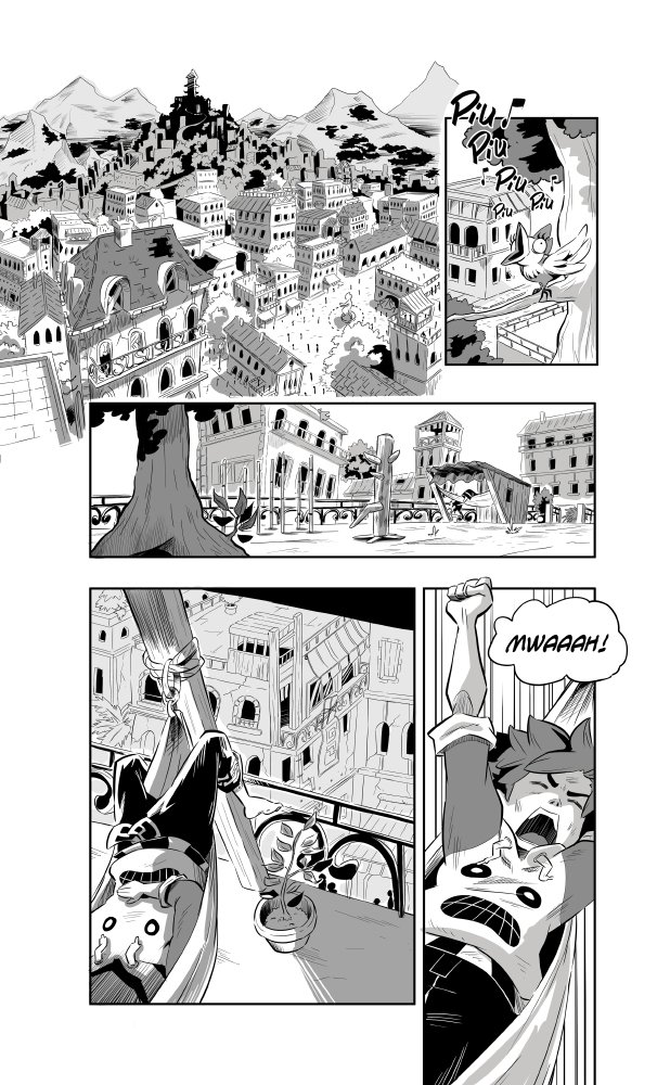 [ENG] The second chapter of Spongo is avalaible ! https://t.co/iVzzey3iHN
Training and fighting time! 