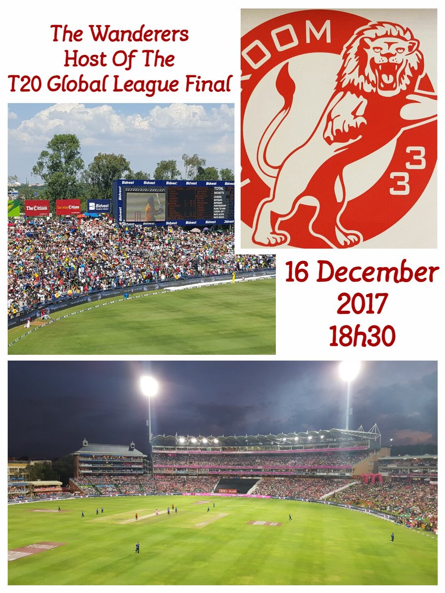 redroom33's tweet photo. @BullringZA will be hosting the final of the 1s edition of the @T20GL_ No better setting for such a prestigious event. #t20gl #t20glfinal https://t.co/Rvid5kiD4L