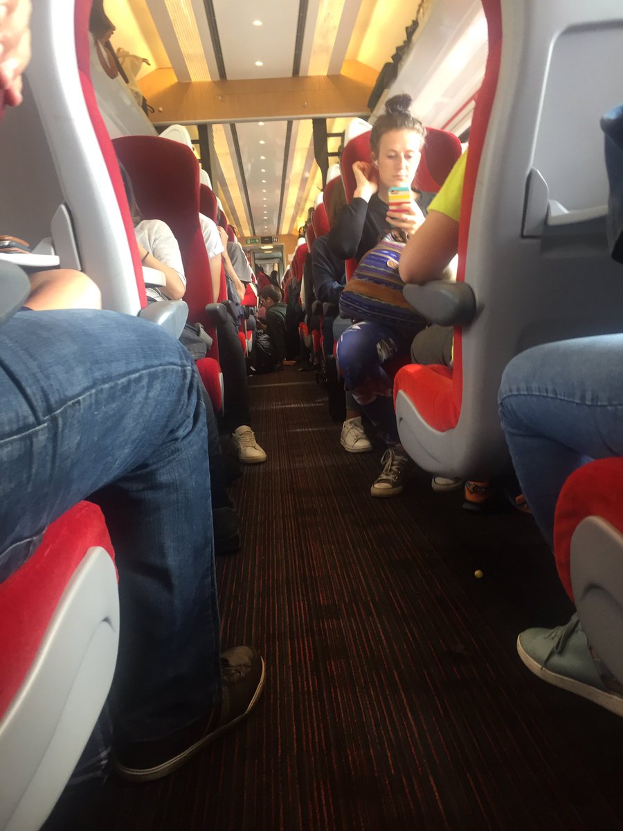 Talent_next's tweet photo. @virgineastcoast tell me why do you sell advance tickets and not allocate seats? Feel like cattle on a 6 hour journey https://t.co/4CCT54POFO