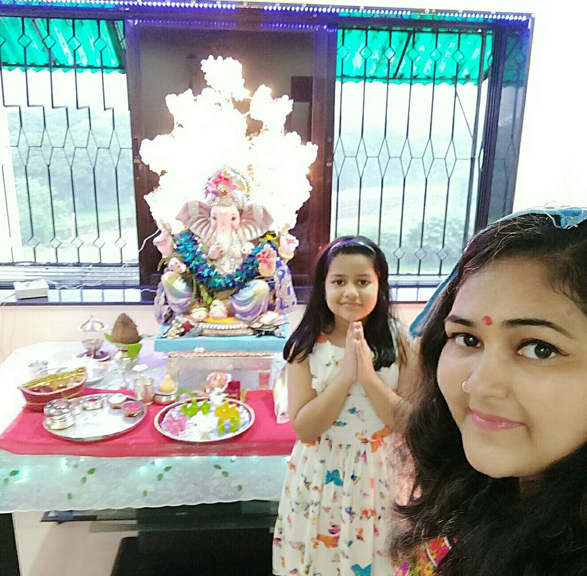 coool_kashish's tweet photo. @Tatagreenbatery #BappaPower @Tatagreenbatery
Our eco-friendly Ganesh..
Made by me &amp; my doll :) https://t.co/x9JDMOUTbD
