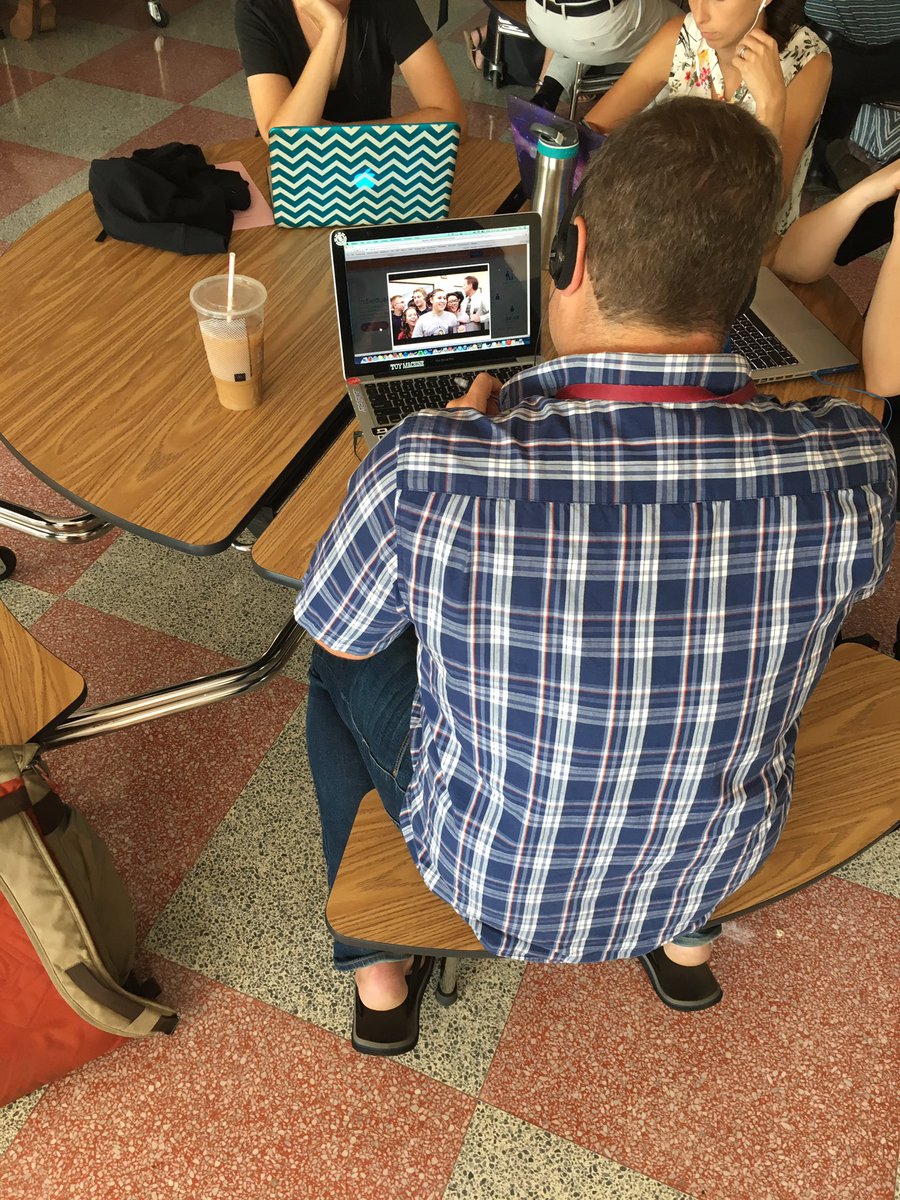 millismiddle's tweet photo. Back to school! Here we go - diving into resources on blended and personalized learning with our PLC Teams! #BAPLL #MillisPS https://t.co/sUoyhjivri