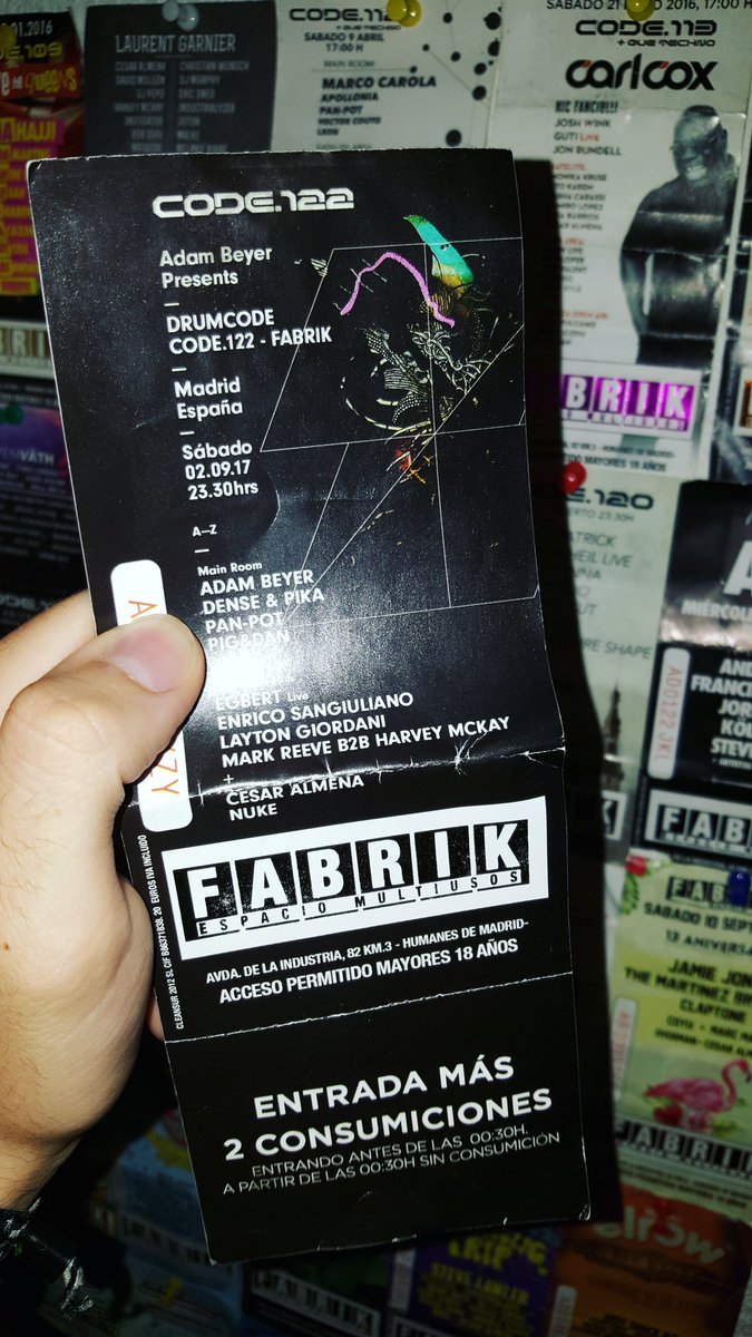 WORSSSSSS's tweet photo. @fabrikdiscoteca A empezar la temporada otra vez y no podría ser mejor que con una CODEEEE !!!! ❤
#code122 https://t.co/3oop17n6yw