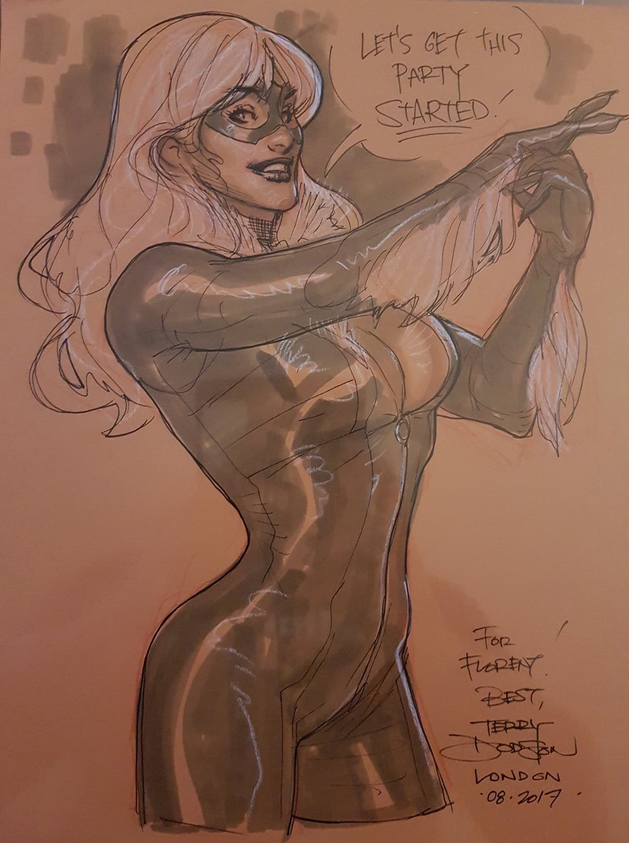 FlorentTaefu92's tweet photo. @TerryDodsonArt Thanks, one more time, for this beauty !!!! See you soon π #BlackCat #LSCC2017 #terrydodsonisagenius https://t.co/7JxO6yV9xe