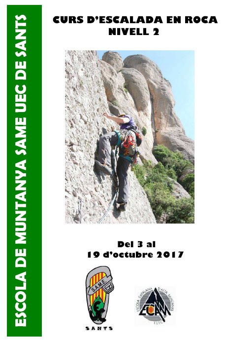 samesants's tweet photo. Proper #curs #escalada #nivell2 #viallarga #octubre en breu obrim inscripcions si vols info envia mail same@uecsants.cat https://t.co/tWnRz5PZc3