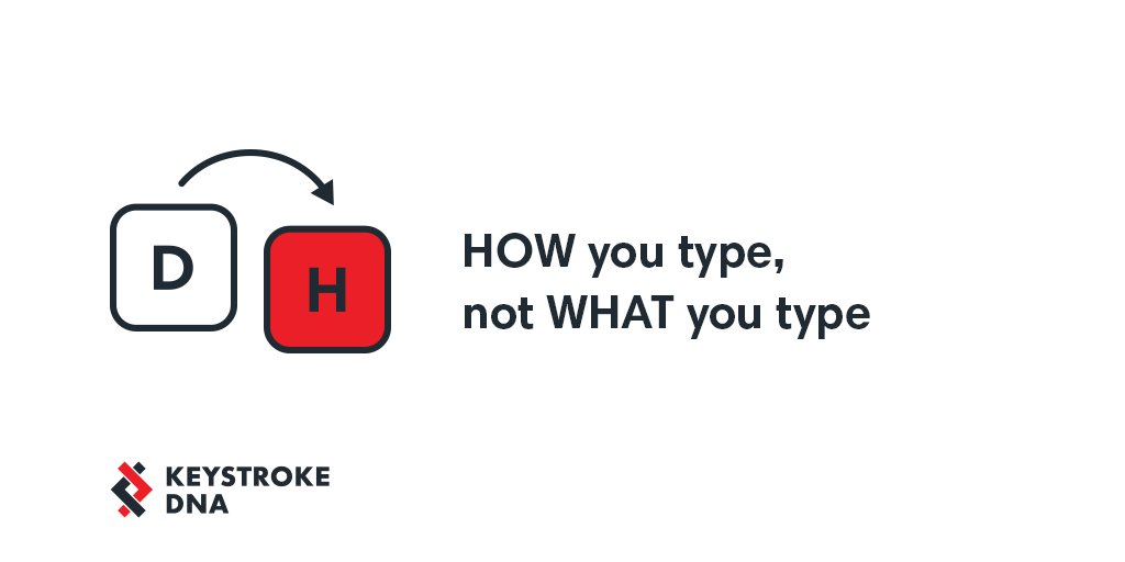 keystrokedna's tweet photo. One's typing pattern is unique and our algorithm verifies each login attempt to grant access only to the right user. https://t.co/2eSchJ55rt https://t.co/kSfij6nVT8