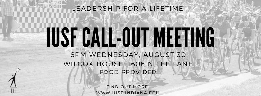 IUSF's tweet photo. Come to our fall call out this Wednesday at the Wilcox House! https://t.co/X1QYJAukwv