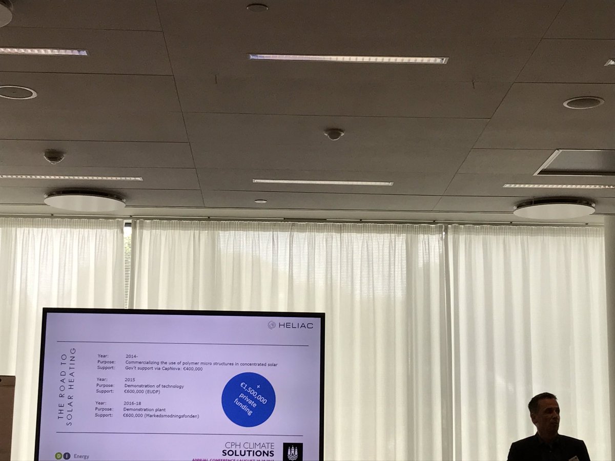 HemmertLund's tweet photo. #Heliac Inspired by Yoghurt :-) ! – Long Road to #solar @cphclimateconf #CPHClimateSolutions 2017 https://t.co/rTrF7U8f3j