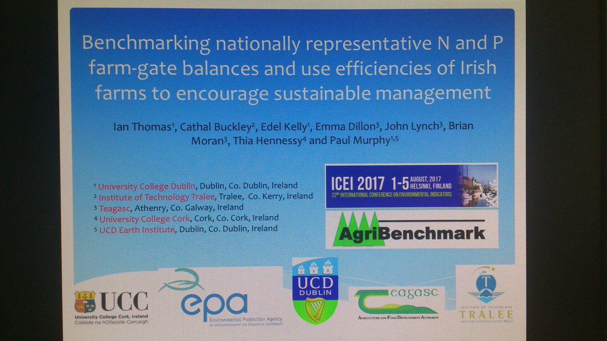 AgriBenchmark's tweet photo. @ucdagfood @AgriBenchmark: benchmarking sustainable nutrient use on Irish farms using #Teagasc #NationalFarmSurvey. https://t.co/o1vFFj6gXP https://t.co/PW68dzBemy