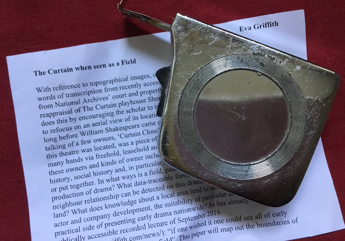 EvaGriffith19's tweet photo. Shoreditch records... The #b4Shakes paper that got away. I couldn't afford to go! But the #CockpitPhoenix story surely starts on #ThatField https://t.co/LsPKhkc4Jd