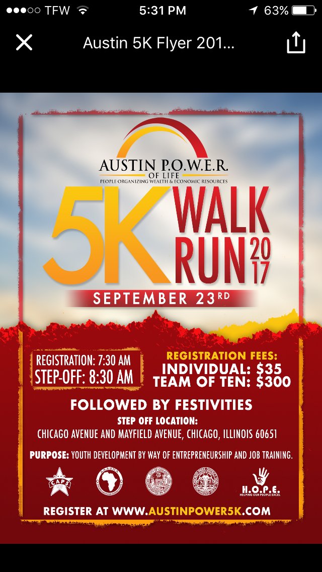 austinPOWER2015's tweet photo. Austin Power 5K Walk/Run 2017! https://t.co/XVRlWOpzIv