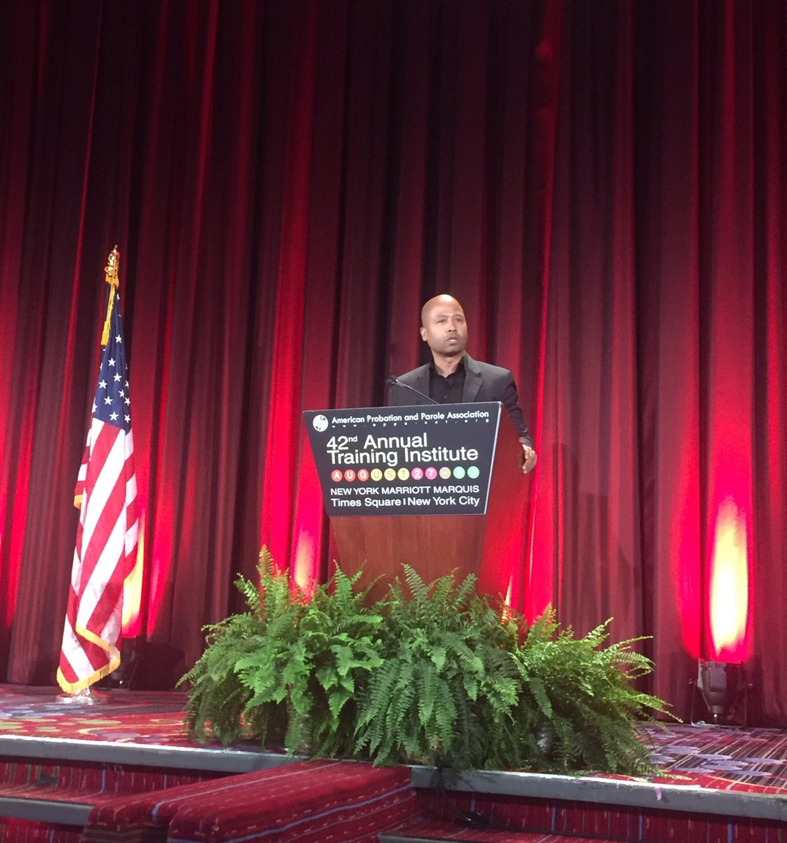 HKS_PCJ's tweet photo. Now: @glennEmartin of @JustLeadersUSA addresses @APPAinfo #NY Institute. https://t.co/Pu0ljdHKkf