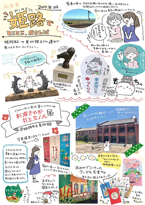 8月24日  姫路一人旅の記録です🐇

駅周辺を散策するだけでも、あっという間に日が暮れてしまった!次は自転車をレンタルして遠くまで行ってみたいな。 