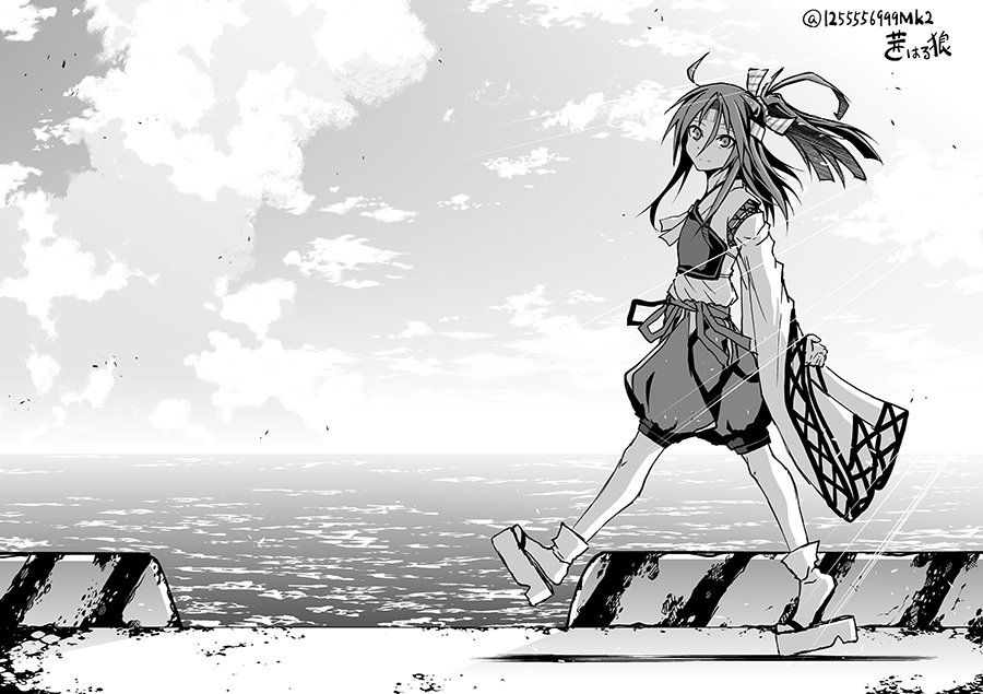 お散歩中の瑞鳳!
#艦これ版深夜の真剣お絵描き60分一本勝負
#艦これ版真剣お絵描き60分一本勝負_20170828