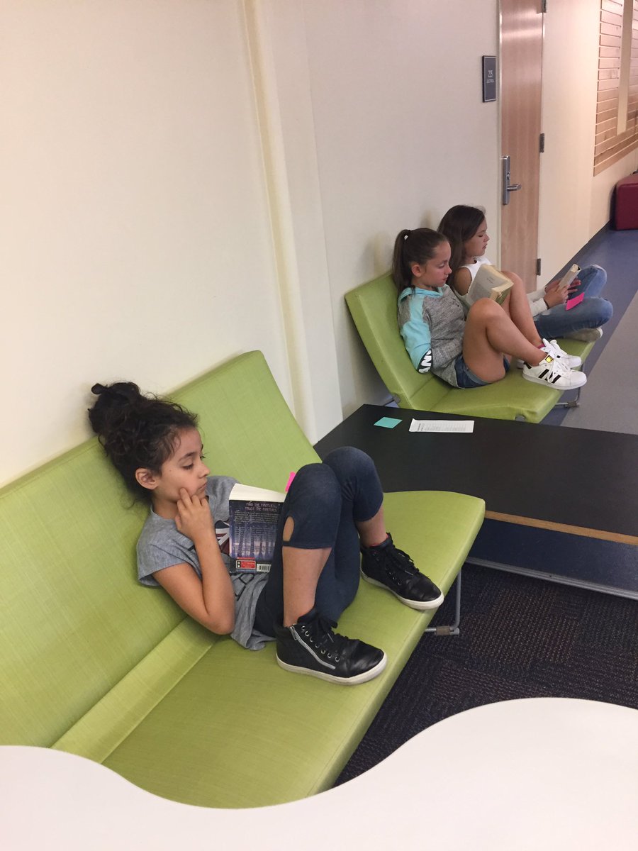 klblake9's tweet photo. Nothing better than a great comfy seat and a good book on Monday #readingisthinking 📚 🛋 @napls_is @KatherineRNowak https://t.co/ahwddGdTrI