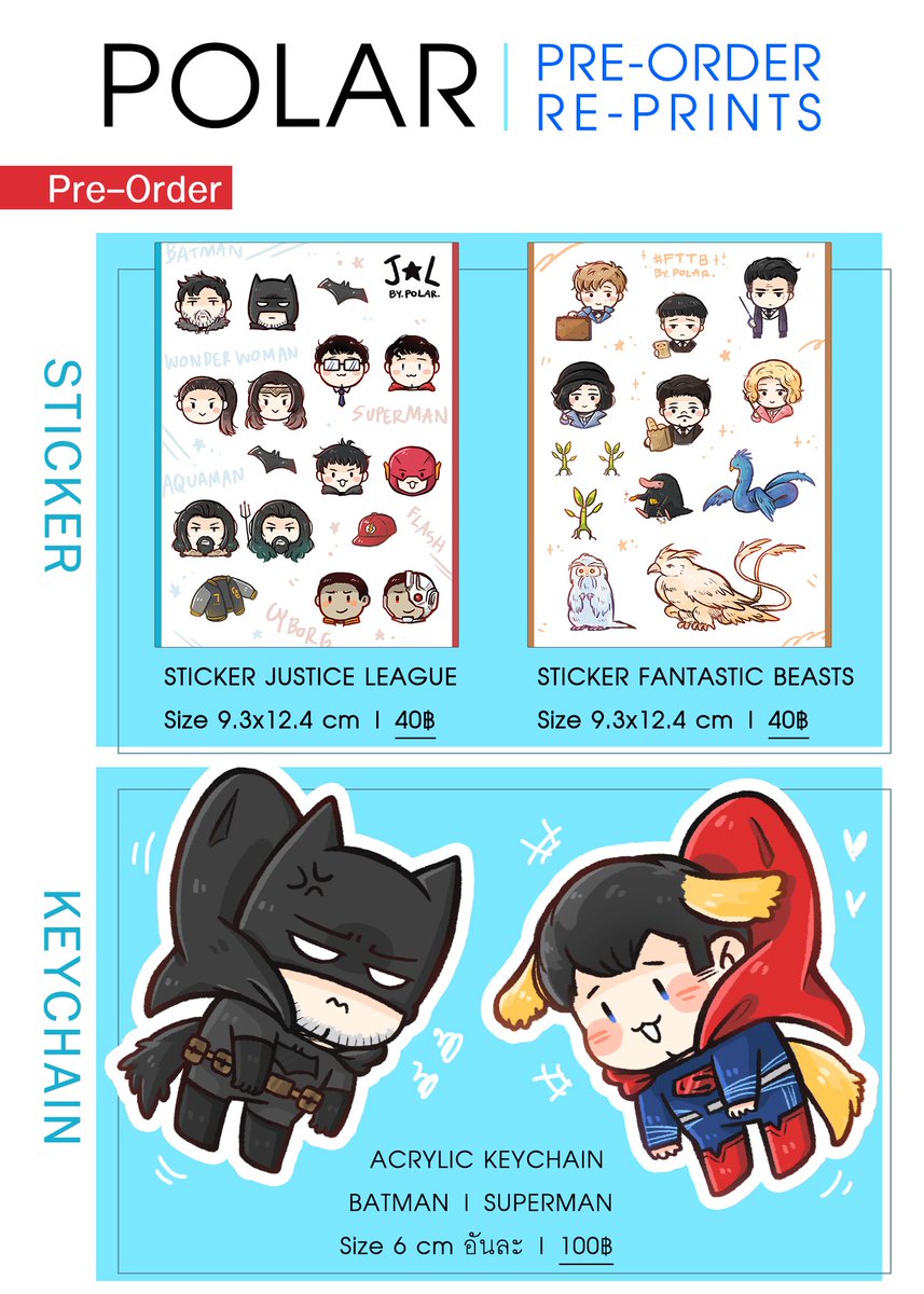p_polar's tweet photo. 📍สำรวจ Re-Prints และ Pre-Order ทั้ง BvS🦇💥 JL⚡️💪 FTTB💼✨
📮สำหรับรอบไปรฯ + นัดรับ #comicavenue4
🔗https://t.co/xK8DdmijMv https://t.co/J9e6D3HknG
