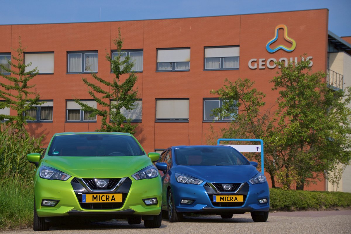 JanssenKerres's tweet photo. Wij feliciteren ingenieursbureau #Geonius met de aflevering van deze prachtige #Nissan #Micra-modellen. Veel succes en veilige kilometers ! https://t.co/3EEJH3Sb1z