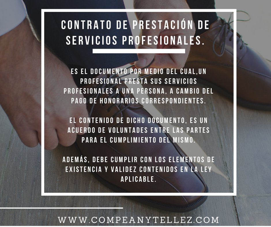 CompeanyTellez's tweet photo. Contrato de Prestación de Servicios Profesionales.
#Contratos #PrestacióndeServicios #Empresa #Profesional #Emprendedor https://t.co/iRJjc7O7VQ