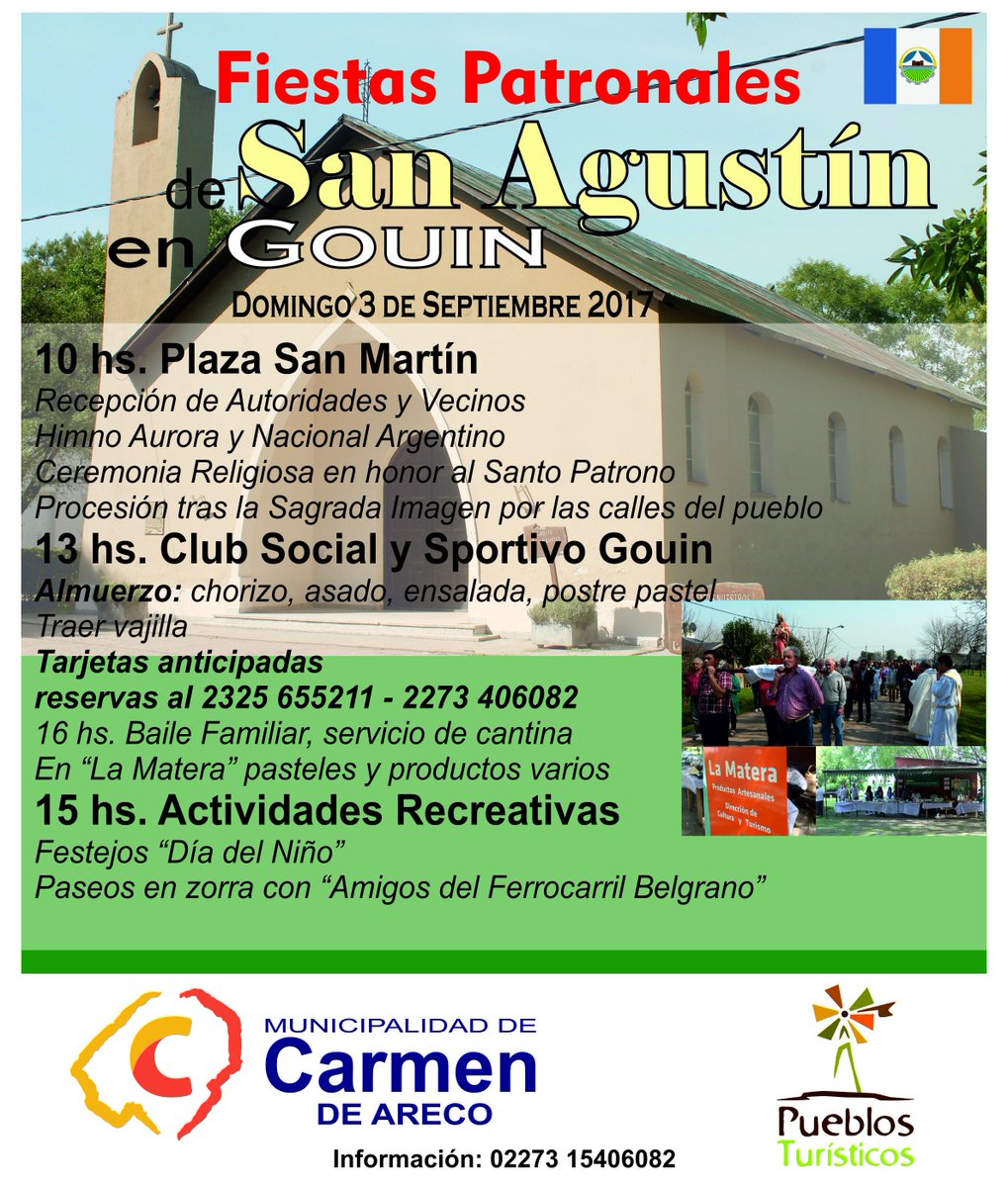 Turismo_CdeA's tweet photo. #Gouin #Programa #SanAgustín #Domingo 3 de sep @SkansiMarcelo @ignaciocrotto @ignaciosalmeri @TurismoPBA @SubsTurismoPBA @provincia1270 https://t.co/nR3fs6v6xd