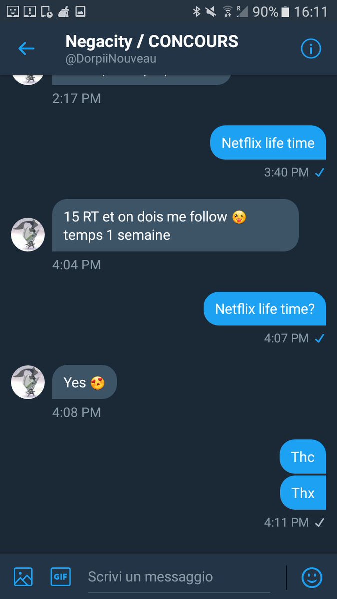 Alessandro9393o's tweet photo. Follow: @DorpiiNouveau 
Rt e io avró un account netflix life times https://t.co/8cXtxiyqjw