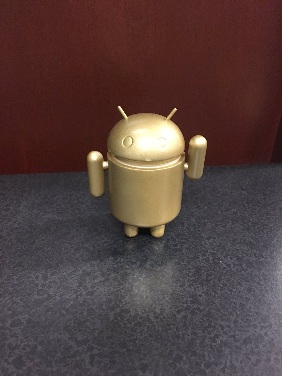 nextechwireless's tweet photo. Guess who is getting ready for another Golden Android Scavenger Hunt at the 2017 @KansasStateFair! First clue drops on FB 9/8 #AndyAndroid https://t.co/k7I3da5xQJ