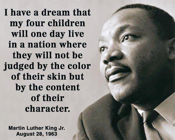 NAACP's tweet image. "One day this nation will rise up and live up to its creed" - Martin Luther King Jr  #MarchonWashington