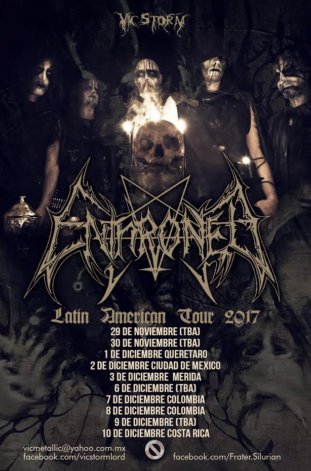 The Blackened Horde is finally back to Mexico, after 10 years of absence!!
Also through Colombia and for the first time in Costa Rica!