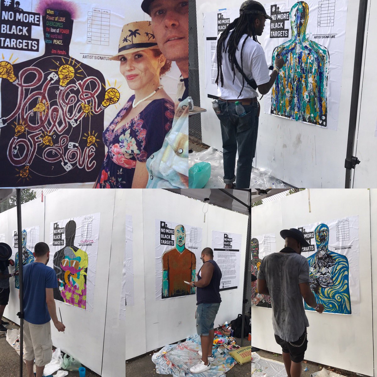 creative_3rd's tweet image. Third Culture Creative is psyched to take part in the #nomoreblacktargets initative that took place this weekend at#afropunk2017#poweroflove