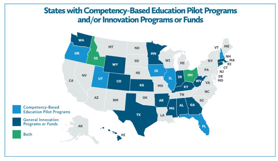 New: survey of current state laws &amp; policies on competency-based education in #K12 systems: bit.ly/2vwpoSx <a href="/EdCounselDC/">EducationCounsel</a> <a href="/ExcelinEd/">ExcelinEd</a>