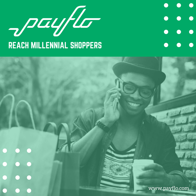 paymentflo's tweet photo. Is your business ready to reach millennial shoppers? See how #PayFlo can help expand your online business. Visit https://t.co/pDMMhuxGDA https://t.co/sUgMYWQ3Qq