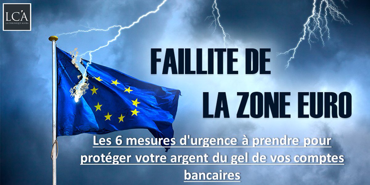 LCAgora's tweet photo. Gel bancaire en cas de crise #ZonEuro : Nous avons été les 1ers à vous en parler. Des solutions existent! 6 mesures 
https://t.co/bOFjcgU2oE https://t.co/7ZfimMfkaT