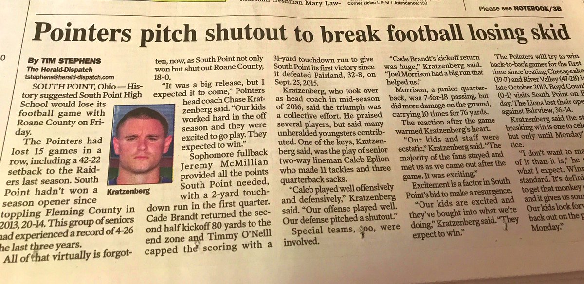 MissBrittish's tweet photo. @SPPointersFball 💛💙
Good to see on Monday morning!
#pointers https://t.co/VXl7gXeusB