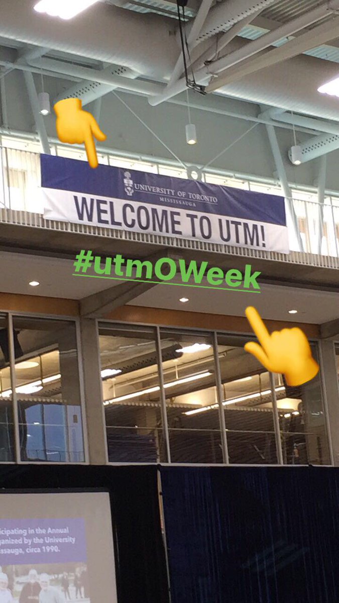 UTM's tweet photo. #utmOWeek kicks off today! #utmproud #welcometoutm https://t.co/QyEvzm92Wl