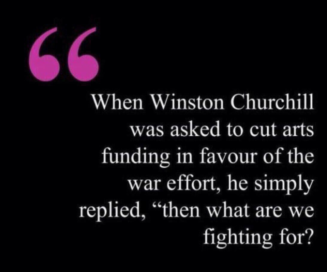 Words of wisdom from Winston Churchill... #WhatWeAreFightingFor #SupportTheArts #voiceover #VO #actorslife #voiceacting #CultureMatters