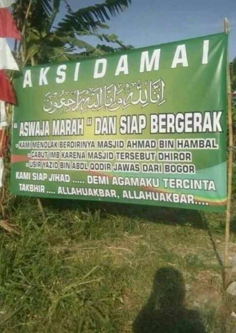 Hasil gambar untuk DEMO WAHABI BOGOR