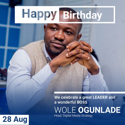 Birthday is a good time to realize what you really mean to people you lead. Thank you @ddeyuma @solasofodu and all the team at @voguepay 🎂🎂