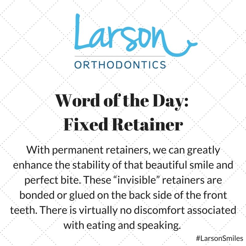 smilesbyLarson's tweet photo. Larson's Word of the Day: Fixed Retainer
#LarsonOrtho #LarsonSmiles #Ortho #DentalAssistant #Braces #Smile #Orthodontist #picoftheday https://t.co/ZliiOsxPp6