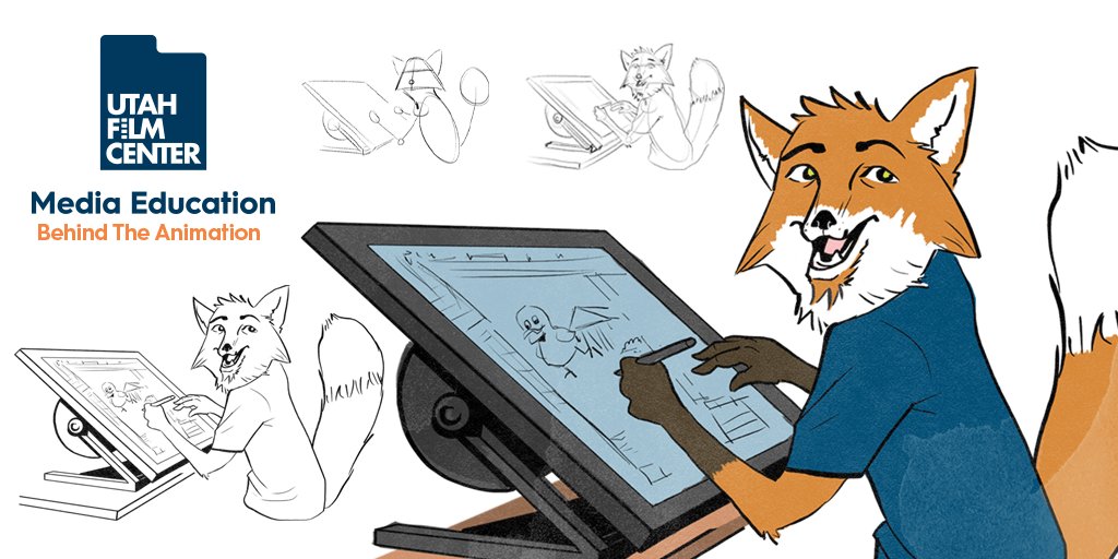 UtahFilmCenter's tweet photo. Teachers: #BehindTheAnimation registration is open @ https://t.co/ka7fqnzlMN + isn't this new art by @MP_Illustration just the coolest?! 😄 https://t.co/zrEXBpOiII