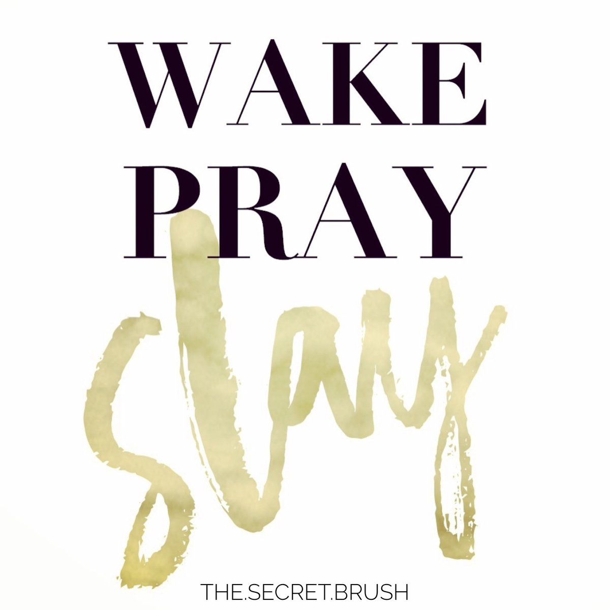 TheSecretBrush's tweet photo. Our favorite mantra! Happy Monday everyone 🙌🏼 #thesecretbrush #slay https://t.co/qJhkZGZFhT