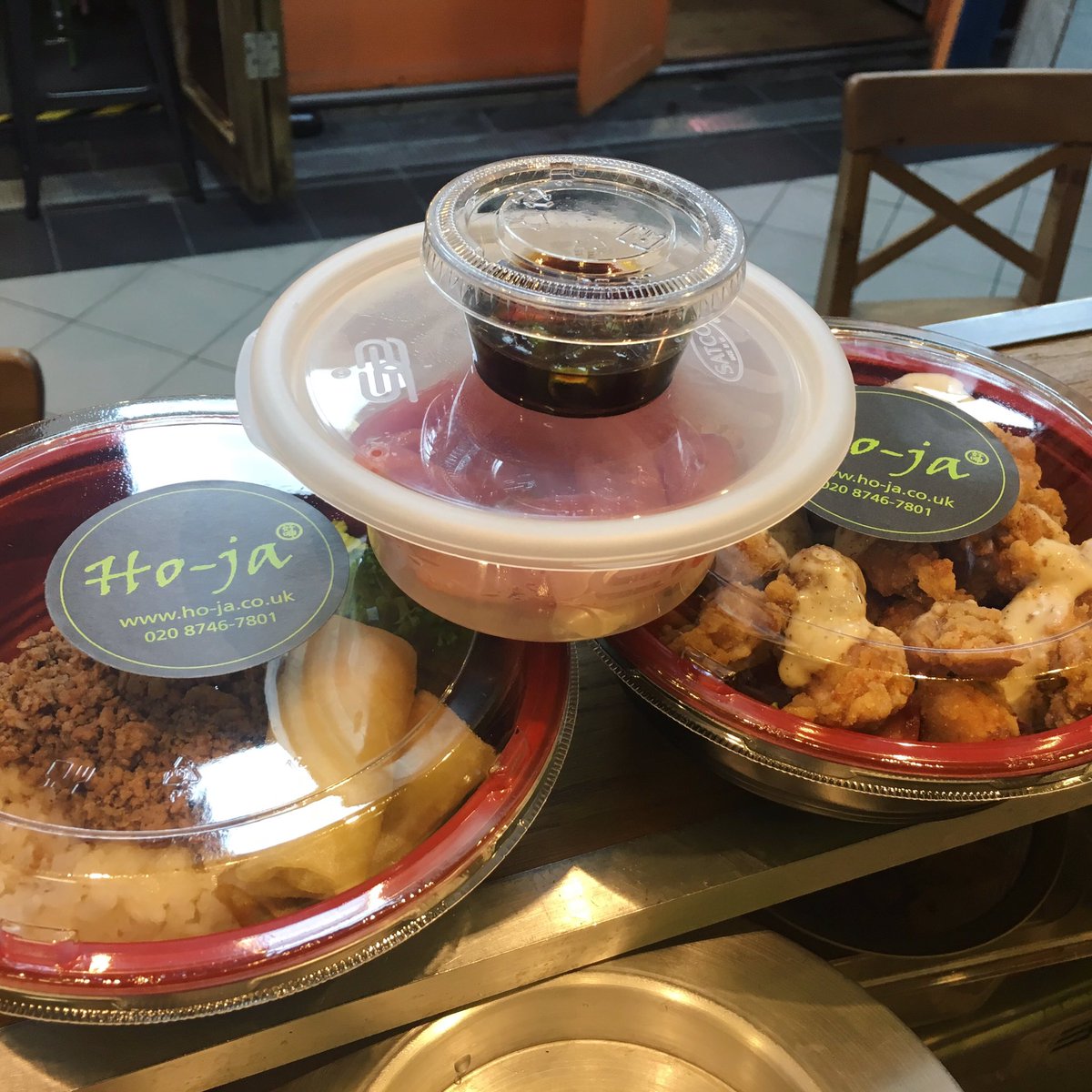 Hoja_London's tweet photo. Lazy cook? How about try Ho-ja.
#delivery #deliveroo #bento #islington #shephardsbush #hammersmith #ubereats #foodie #fooddelivery https://t.co/GPszQCWSEx