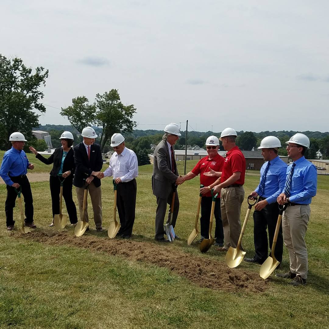 MaloneU's tweet photo. A few pics from today's groundbreaking ceremony are now on Facebook and IG. Check 'em out! #boldfuture #pictureyourselfhere https://t.co/T7ivrhBNZC