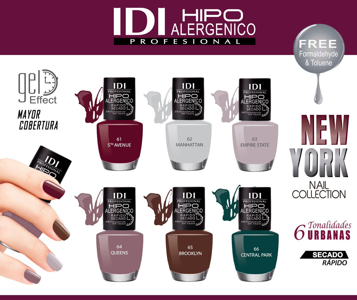 idimakeup's tweet photo. #BuenLunes #Tecuento que estos colores de esmaltes son hermosos. https://t.co/KiiQ2WTzDe