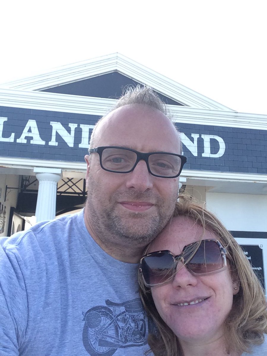 steveao1966's tweet photo. me and my babe at the very end of old Blighty https://t.co/s8Twn825UK