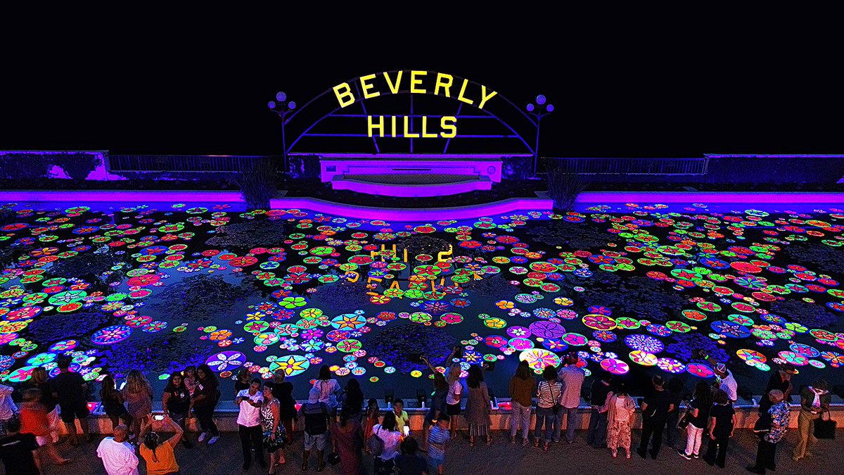 Join us this Thursday, August 31st for the final night of the Beverly Hills Neon Nights in 3D exhibition 8-9:30pm at Beverly Gardens Park!